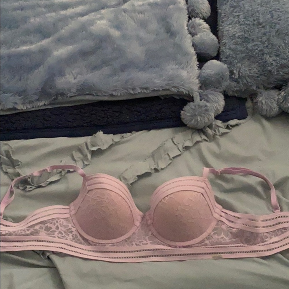 Pink bra